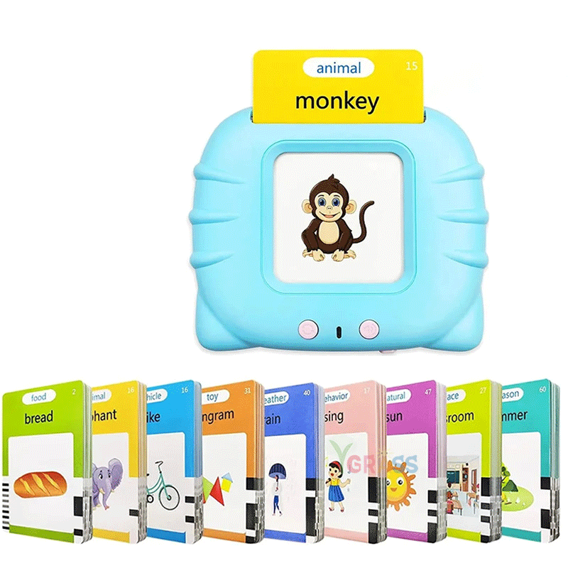 Bilingual Talking Flash Card Reader