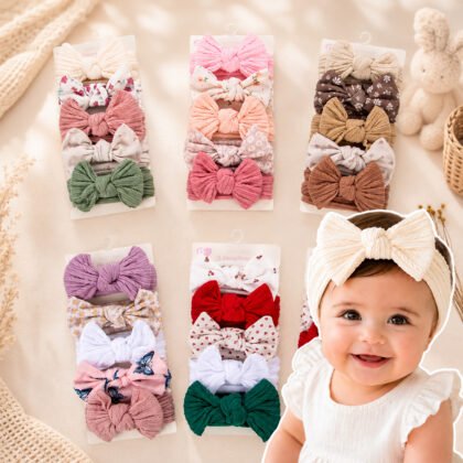 Boho Baby Headband Set — 5 Pieces